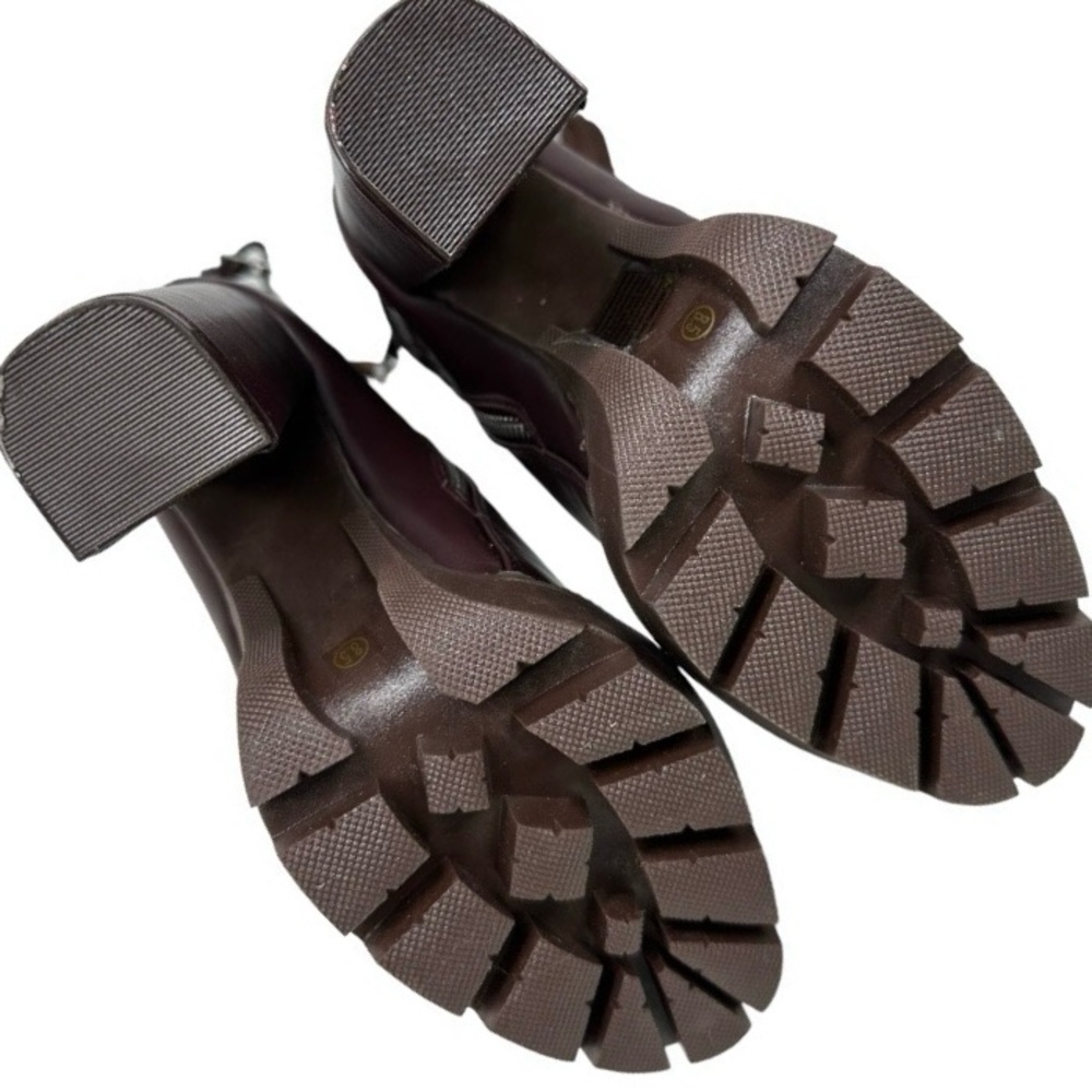 Fashion Nova I Don't Care Chocolate Heeled Booties - Picture 13 of 15